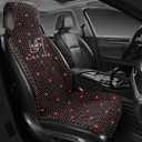 LACDL Beaded Seat Covers for Truck, Trailer, Van, RV, Car Seat Cooling Cover, Auto Ventilated Seat Cushion, Wood Breathable Car Seat Beads, Seat Cooler Pad Sweat Protector for Summer, Stars