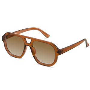 livho Trendy Polarized Square Aviator Sunglasses Women Men Square Eyewear Frame, Retro Sun Glasses for Women Men 2025 Shades