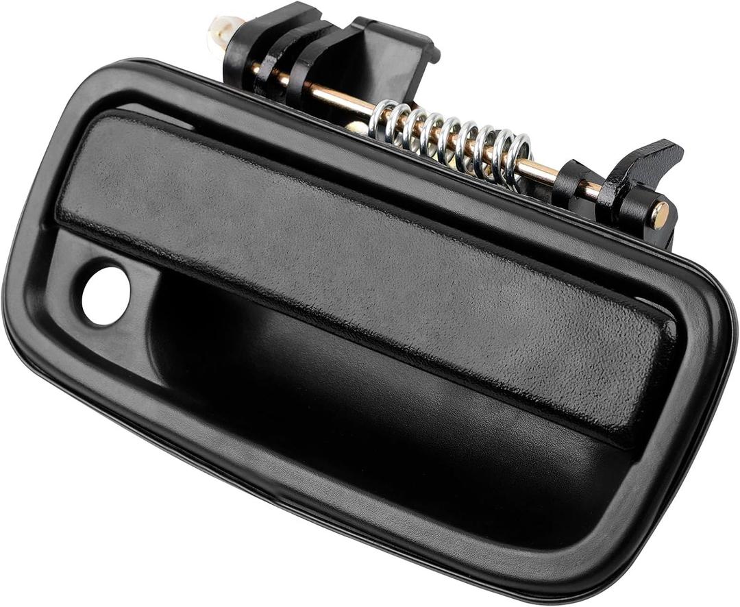 Gledewen Upgraded Metal Exterior Door Handle, Right Side, Compatible with 1995-2004 Toyota Tacoma, Replaces OE Numbers 79345 91318 69210-35020 TO1311117, Alloy Steel, Black