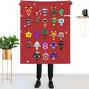 FINENESS SINCE 1988 Christmas Squad Blanket for Boys Gamer Cartoon Throw Blanket for Boys Birthday Gift Home Fleece Throw Blankets for Couch Bed Sofa Gamer Blanket 60''x50''