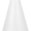 Happyyami Floral Foam Cone Christmas Foam Cone for DIY Arts and Crafts White Polystyrene Cone Shapes 34.5cm Small Cones Christmas Tree Crafts Table Centerpiece Decor Craft Foam