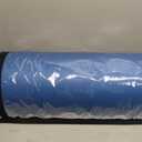 Foam Sleeping Pad for Camping - 1.25-Inch-Thick Waterproof Sleep Pad with Carry Straps for Cots, Tents, or Sleepovers by Wakeman Outdoors (Black)