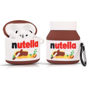Compatible with Apple Airpods 4 Case Protective Funny Cute Cartoon Slim Candy Cover with Keychain (Chocolate Sauce)