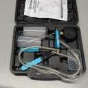 DURATECH 2 in 1 Brake Bleeder Kit, Brake Fluid Bleeder Kit with Metal Handheld Vacuum Pump, Ideal for Automotive, Organized in Portable Case