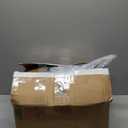 downluxe Indoor Chair Cushions for Dining Chairs, Tufted Overstuffed Textured Kitchen Chair Pads with Ties and Non-Slip Backing, 15.5" x 15.5" x 4", Light Blue, 6 Pack