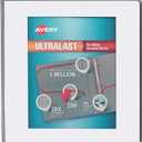 Avery Ultralast 3 Ring Binder, 1.5 Inch Slant Rings, Color Will Vary, 1 Binder (79738), White
