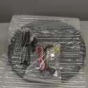 16 Inch Electric Radiator Cooling Fan Mounting Kit & 175-185 Degree Thermostat Relay Switch Kit Black