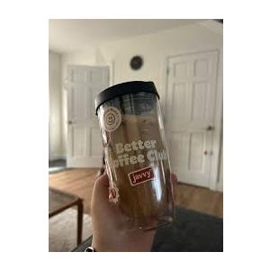 Javvy Better Coffee Club Tumbler Keeps Drinks Hot & Cold, 16oz.
