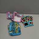 wegreeco Dog Diapers Female (3 Pack), Highly Absorbent Dog Diapers for Female Dogs in Heat, Incontinence, or Excitable Urination (Colorful Leopard, Medium)