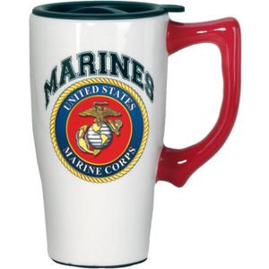 Spoontiques MARINES TRAVEL MUG, 18 ounces