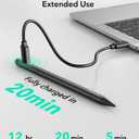 ESR Geo Digital iPad Pencil Findmy Compatible with Apple iPad 2018-2026,with Easy Shortcuts for Apple iPad A16/10/9/8 & Air 13/11 & Pro 12.9/13/11 & Mini 7/6/5,Black(No Wireless Charging)