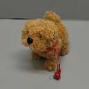 WorWoder Plush Teddy Toy Puppy Electronic Interactive Pet Dog - Walking, Barking, Tail Wagging, Stretching Companion Animal for Kids Children (Teddy Dog)