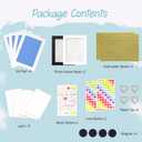 Paw Print Kit for Dogs Cats,Inkless Baby Hand and Footprint Kit, Dog Nose Print Kit,Clean Touch Ink Pad Kit,No Mess Newborn Baby Footprint Kit, Pet Paw Print Kit for Family Keepsake (Large (Pack of 4), Blue)