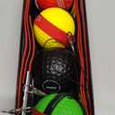 YMX BOXING Ultimate Reflex Ball Set with Counter App - 4 React Reflex Ball Plus 2 Adjustable Headband, Great for Reflex, Timing, Accuracy, Focus & Coordination Training for Boxing, MMA and Krav Mega (Black/Yellow/Red/Green)