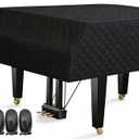 PCLOOV-Grand Piano Cover Waterproof Moisture-proof and Dustproof Grand Piano Protective Cover (180cm/70.87in)