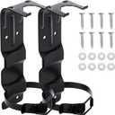 2 Pack Fire Extinguisher Brackets, 2.5 LB Fire Extinguisher Wall Mount Bracket, Metal Heavy Duty Fire Extinguishers Holder for Home, Car, RV, Truck, Mini Fire Extinguishers (Non-Universal)