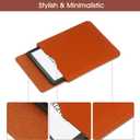HoYiXi Universal Sleeve Case for 6-inch Kindle/Kobo/Voyaga/Lenovo/Pocketbook/Tolino E-Book E-Reader Lightweight Leather Sleeve Bag Pouch for 6-inch E-Book, Brown