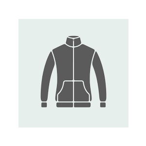 Women's Jacket Grey Fluffy L