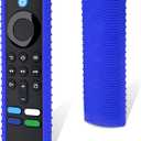 Protective Cover for Fire TV Stick Remote, Friendly Silicone Material, DropProof, DustProof, Washable, Compatible with Most Models of Fire Stick 4k Voice Remote Case, Fire TV Remote Skin(Blue)
