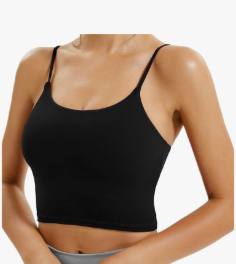 Match Womens Padded Sports Bra Fitness Workout Running Yoga Tank Top, XL