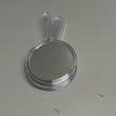 Jetec 12 Pcs Double Sided Handheld Mirror, 1X/2X Magnifying, Clear Frame, Modern Round Shape, Travel & Gift, 4.5 x 8.3 Inches