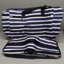 ISEYOU Beach Bag with Cooler, 49L Large Waterproof Sandproof Tote with Zipper, Foldable Travel Bag for Beach, Pool, Picnic