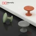 homdiy 10 Pack Cabinet Knobs Orange Drawer Knobs Solid Knobs, Cabinet Hardware Knobs for Kitchen Cabinets