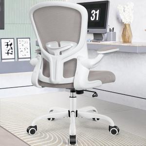 FelixKing Office Chair, Ergonomic Desk Chairs with Wheels Home Mesh Chair Adjustable Lumbar Support and Height, Ergo Chair for Working Gaming Use (Gray) (FK936, Grey)