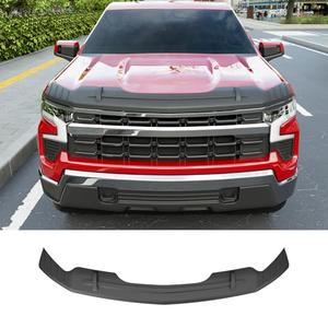 powoq Hood Protector Compatible with 2022-2026 Chevy Silverado LT Deflector Upgraded TPE Hood Shield Replacement for 2022-2026 Chevy Silverado Accessories