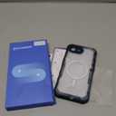 seacosmo for iPhone 16e Case, Full Body Bumper with Built-in 9H Tempered Glass Privacy Screen Protector and Camera Lens Protection, Compatible with MagSafe, Shockproof 16 e Phone Case, 6.1", Blue