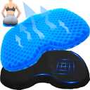 Kayak Seat Cushion - Blue Cooling Gel Kayak Accessory Removable Waterproof Cover | Comfort for Kayak Seats, Fishing, Car seatOffice Chair & Outdoor Use