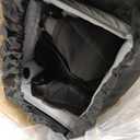 Pamo Babe Travel Crib Lightweight Playpen Baby Playard with Bassinet Portable Mini Playard (Black)