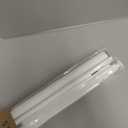 LazBlinds No Drill Blackout Roller Shades, 28" W x 72" H, White