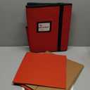 Sattiyrch Christmas Figurine Storage Box & Nutcracker Storage Container, 600D Canvas,Keeps 8 Holiday Figurines,15 Inches,Adjustable Area & Pockets for Decorations