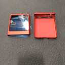 for Motorola Razr 2025 Case, Built-in [Privacy Screen Protector] [Hinge Protection] [Hidden Kickstand] Slim Shockproof Phone Case for Motorola Razr 2025/2024 (Red)