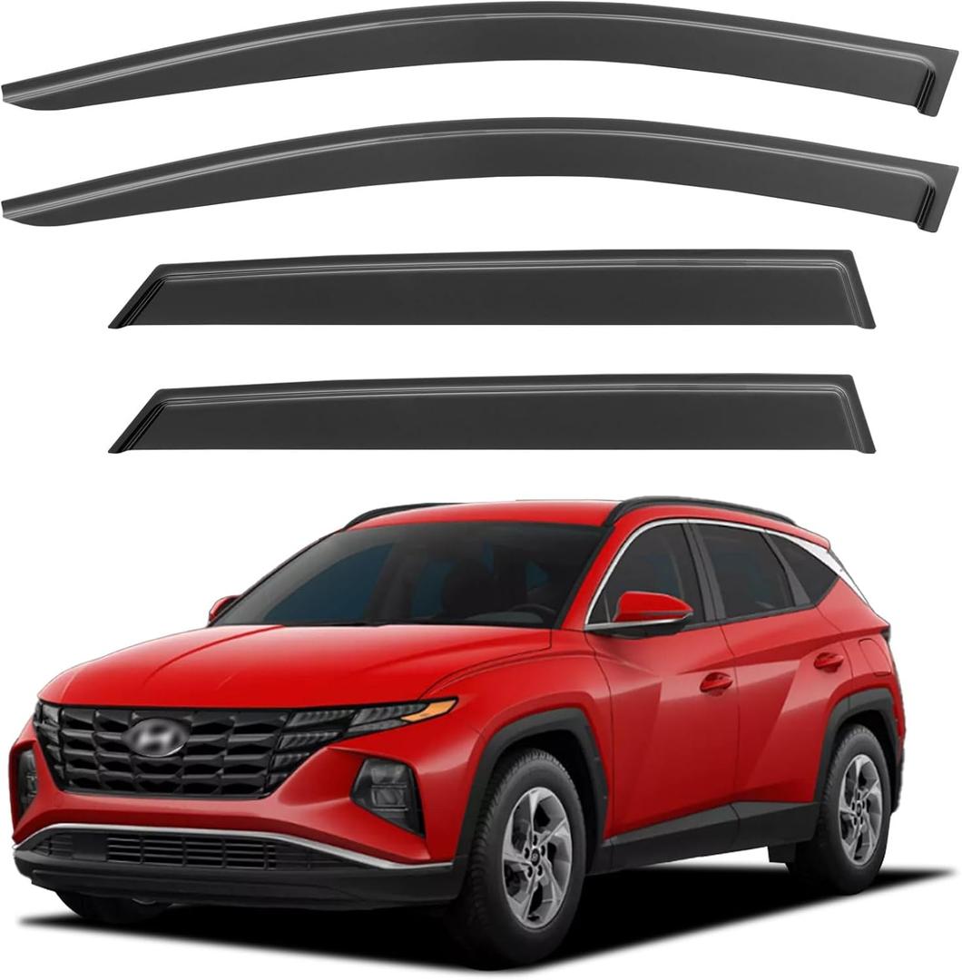 Window Visors Rain Guards for 2022 2023 2024 2025 2026 Hyundai Tucson