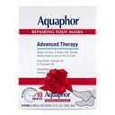 Aquaphor Repairing Foot Masks, Moisturizing Socks for Dry Feet with Avocado Oil and Shea Butter, Holiday Gifts for Self Care, Pack of 6