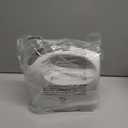 OVENTE 5-Speed Corded Electric Hand Mixer with Stainless Steel Whisks, Compact Portable Design with Snap-On Storage Case,150W Lightweight Handheld Mixer for Baking & Cooking, White HM151W