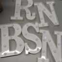 Rossesay RN BSN Graduation LED Marquee Light up Letters 2026 Graduation Party Decor for Nurse Grad Wall Table Decor Party Supplies