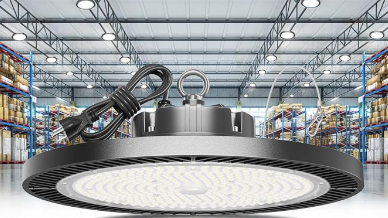 Super Bright 250w UFO LED High Bay Light 35000lm with Plug 5ft Cable (Eqv.1000w Mh/Hps/Hid),5000k High Bay Led Shop Lights Garage Lighting for Garage Factory Workshop Warehouse Barn Pack of 1