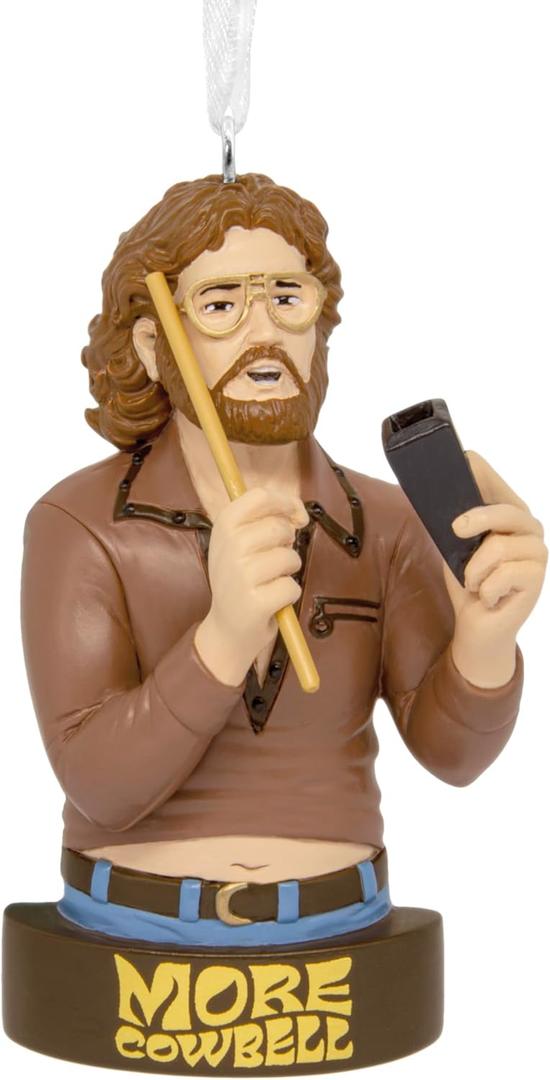 Hallmark Saturday Night Live More Cowbell Christmas Ornament, SNL 50th Gifts