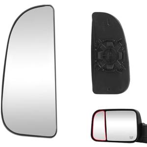 Senzeal Driver Side Lower Mirror Glass Replacement for Dodge Ram 1500 2500 3500 4500 5500 2009-2020 Side Convex Towing Mirrors 68067731AA (Left Side)