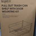 Insputer Double 40QT Pull Out Trash Can Under Cabinet, Heavy Duty Under Sink Garbage Bin Kit with Soft-Close Slides for Kitchen, Laundry, Requires Minimum Cabinets Opening 18" W X 24" D