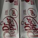 2 x Diet Dr Pepper Soda, 12 fl oz cans, pack of 12 (EXP 11/03/25)