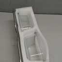 Hannadepot Elevated Cat Bowls, 15 Tilted Glass Raised Cat Food Bowl with Stainless Steel Stand, 2 Large Capacity Glass Cat Bowls and 4 Anti Slip Feet, Suitable for Cats and Little Dogs