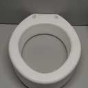 Carex Toilet Seat Riser, Elongated Raised Toilet Seat Adds 3.5 inches to Toilet Height, for Assistance Bending or Sitting, 300 Pound Weight Capacity Toilet Riser