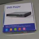 DVD Player, Region Free DVD Players for CD/DVD's, Compact DVD Player Supports NTSC/PAL System with RCA Stable Outputs/USB 128G Input, Contains Remote Control and RCA Cable-Not Support HDMI