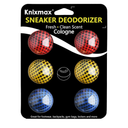 Knixmax Sneaker Deodorizer Shoe Freshener Balls, Gym Bags Lockers Car Air Fresheners, Boot Deodorant Balls Odor Eater Shoe Deodorizers 6 Packs Cologne Colorful SET OF 55