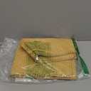 decorUhome Spring Decorative Throw Pillow Covers 26x26 Set of 2 Square Linen Outdoor Neutral Farmhouse Euro Sham Pillow Covers with Stitched Edge for Couch Sofa Living Room, Mustard Yellow