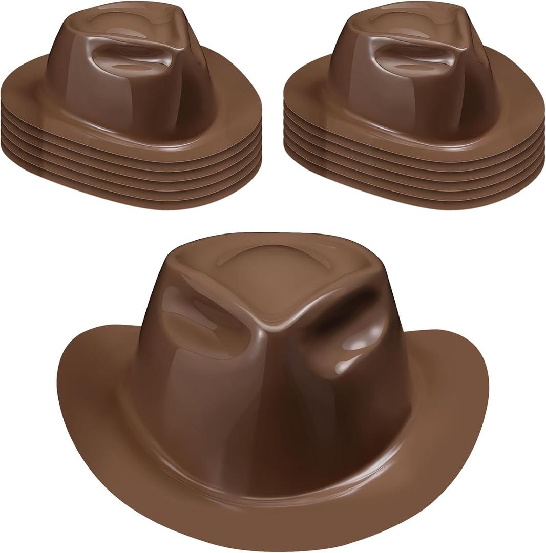 Xtinmee Cowboy Hats Bulk Kids Plastic Cowboy Hats Party Bulk Western Costume Accessories Party Supplies